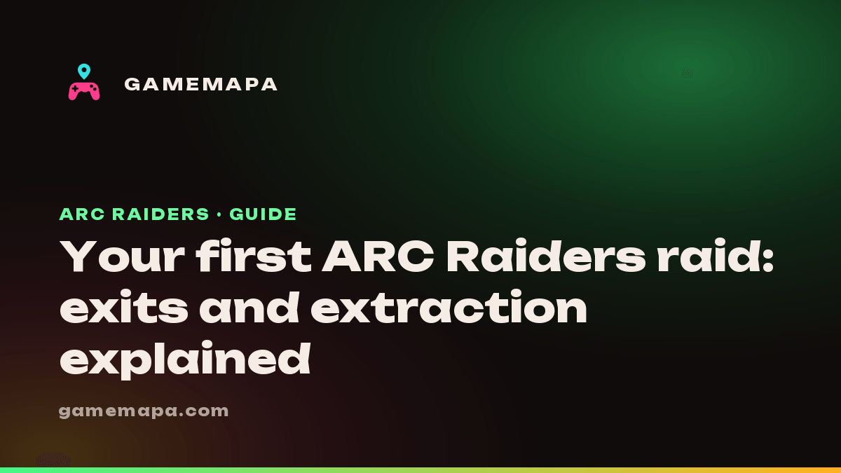 Your first ARC Raiders raid: exits and extraction explained
