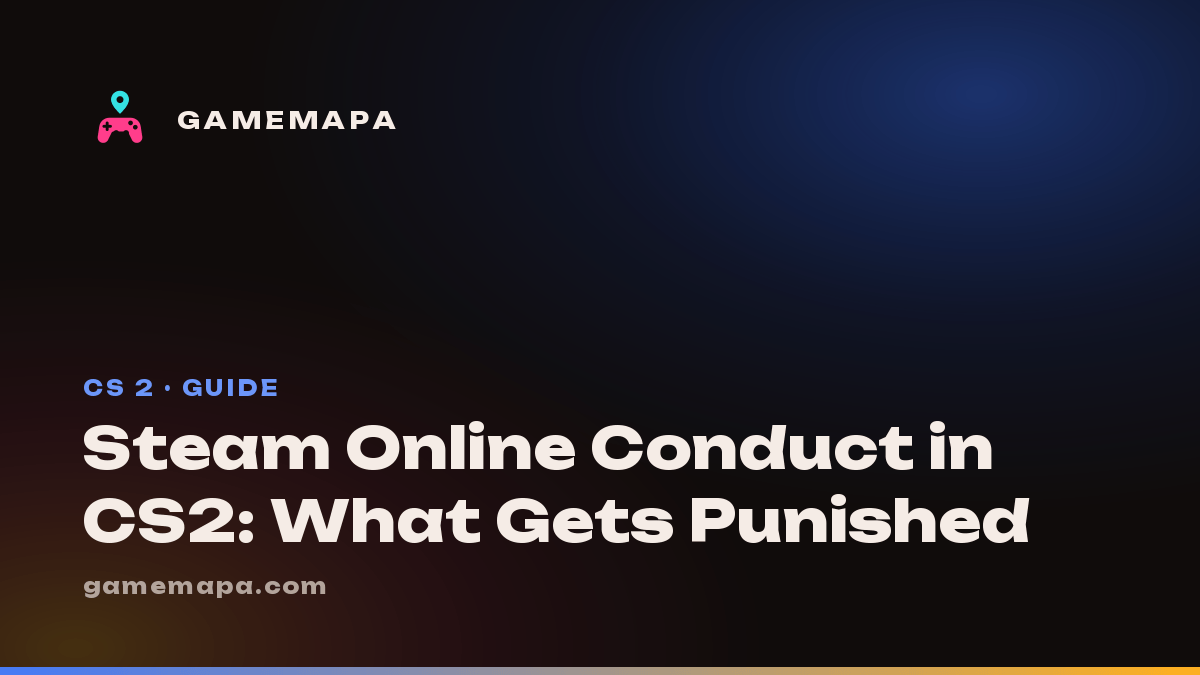 Steam Online Conduct in CS2: What Gets Punished