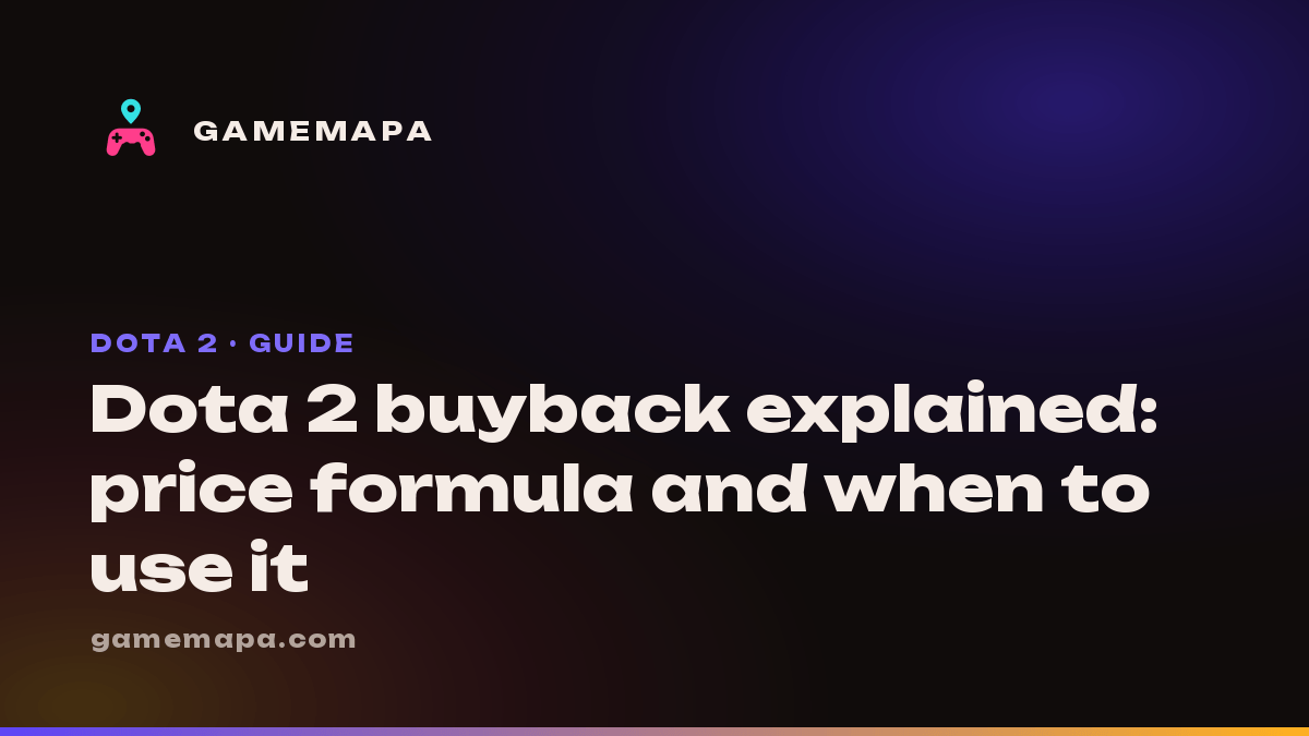 Dota 2 buyback explained: price formula and when to use it