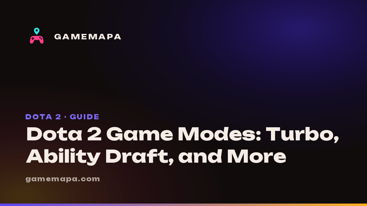 Dota 2 Game Modes: Turbo, Ability Draft, and More