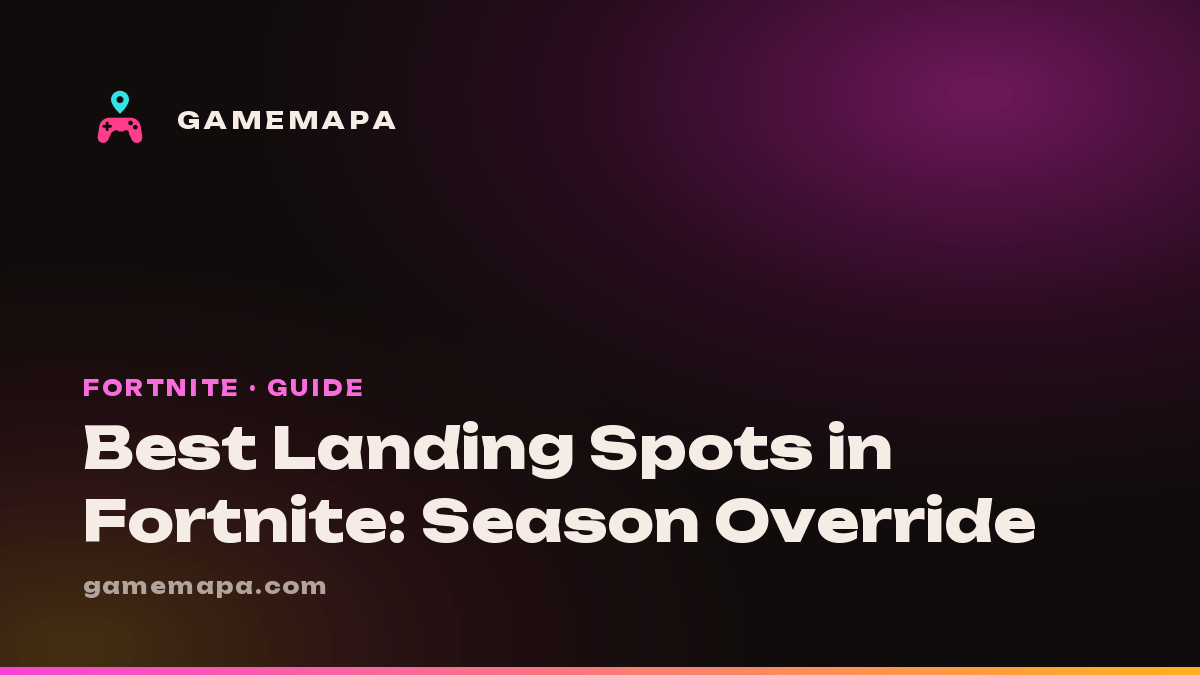 Best Landing Spots in Fortnite: Season Override