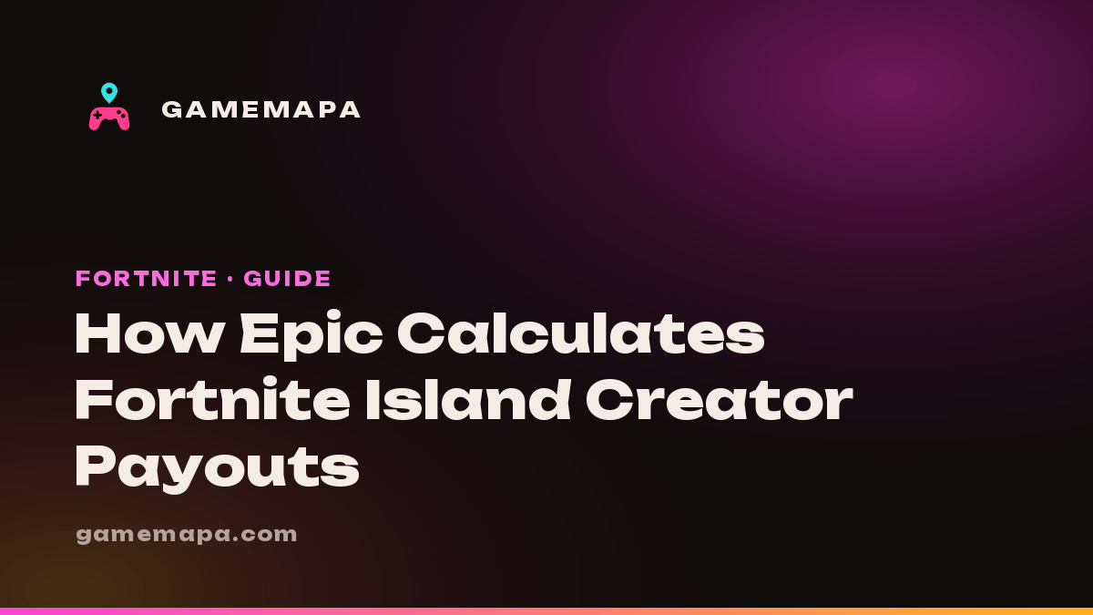 How Epic Calculates Fortnite Island Creator Payouts
