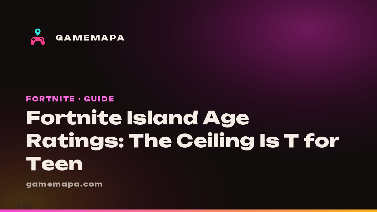 Fortnite Island Age Ratings: The Ceiling Is T for Teen
