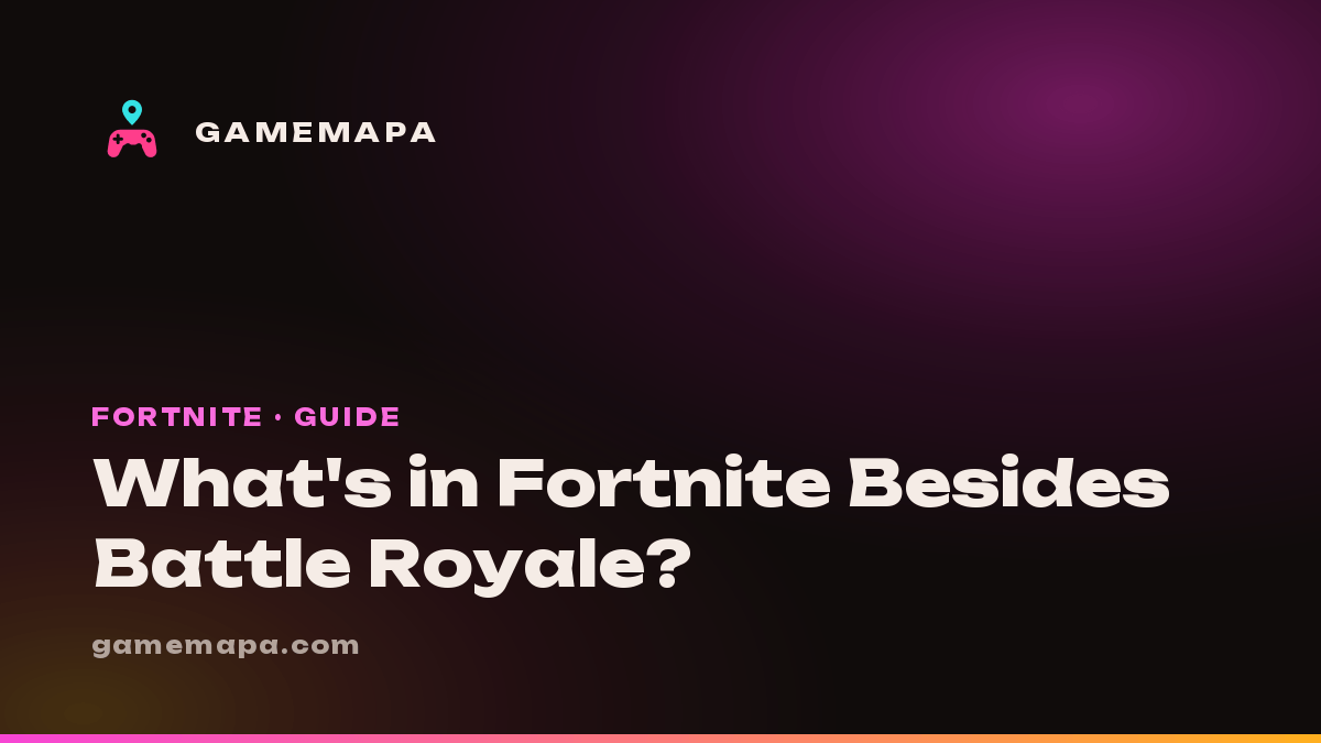 What's in Fortnite Besides Battle Royale?