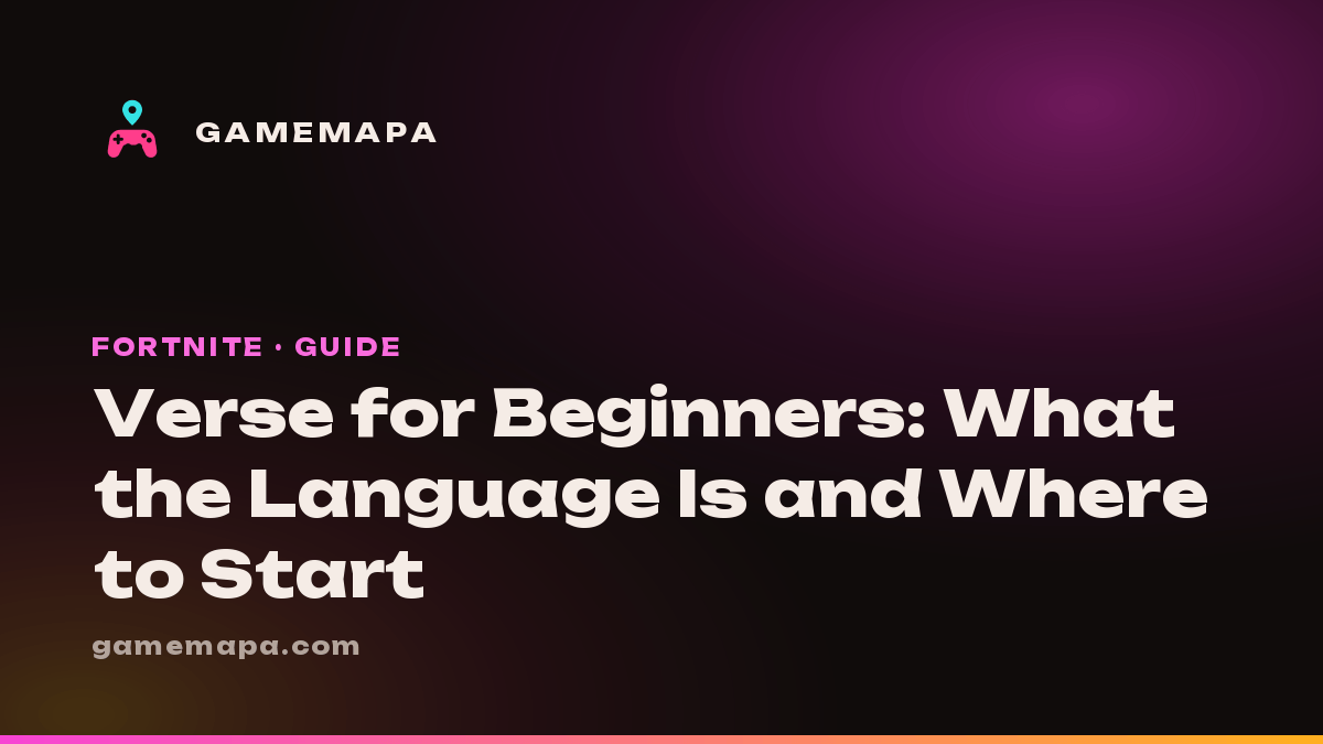 Verse for Beginners: What the Language Is and Where to Start