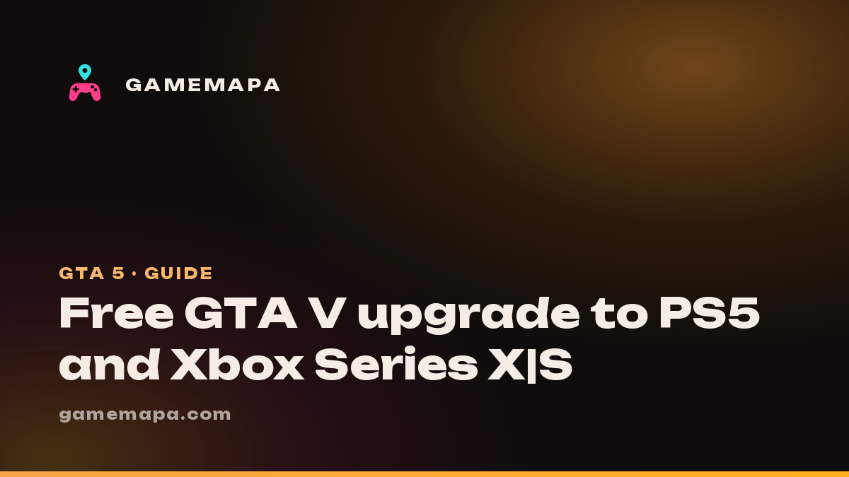 Free GTA V upgrade to PS5 and Xbox Series X|S