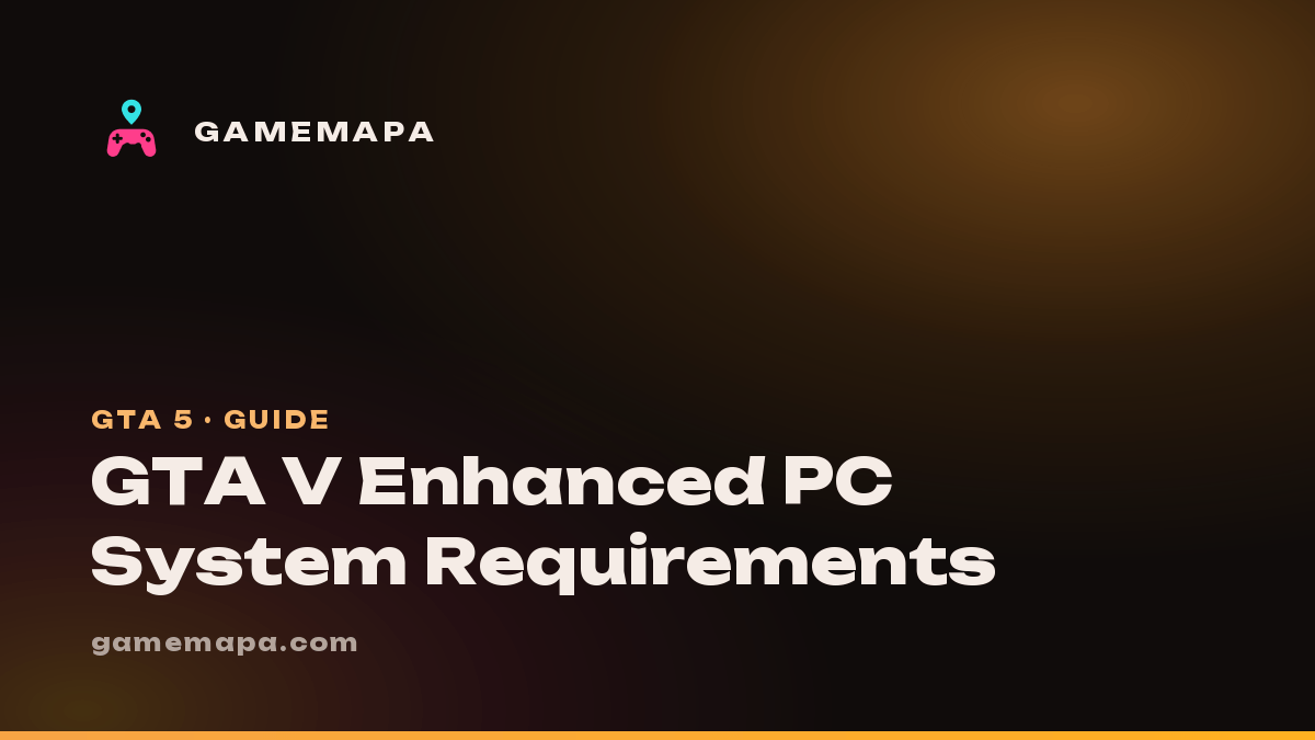 GTA V Enhanced PC System Requirements