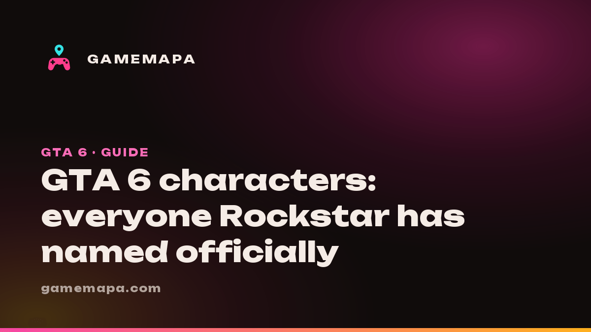 GTA 6 characters: everyone Rockstar has named officially