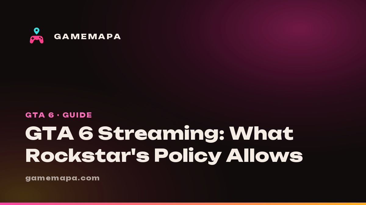 GTA 6 Streaming: What Rockstar's Policy Allows
