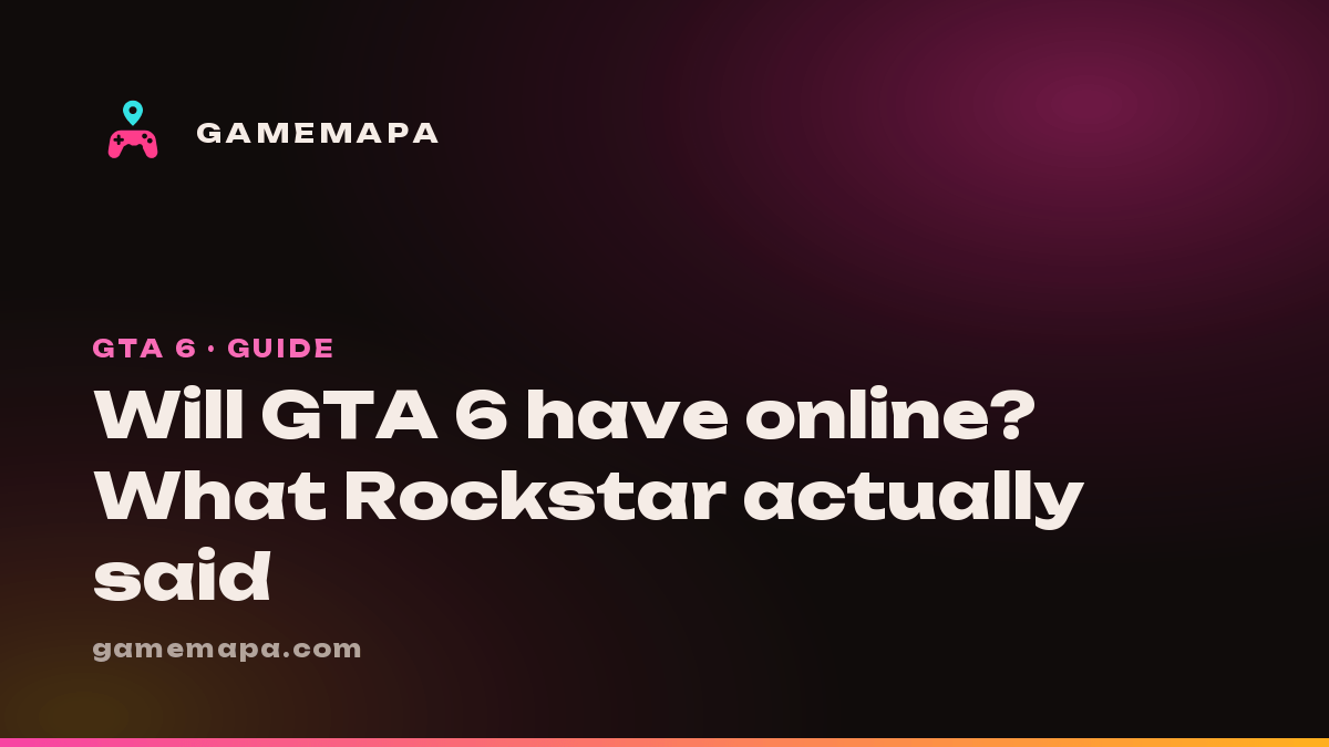 Will GTA 6 have online? What Rockstar actually said