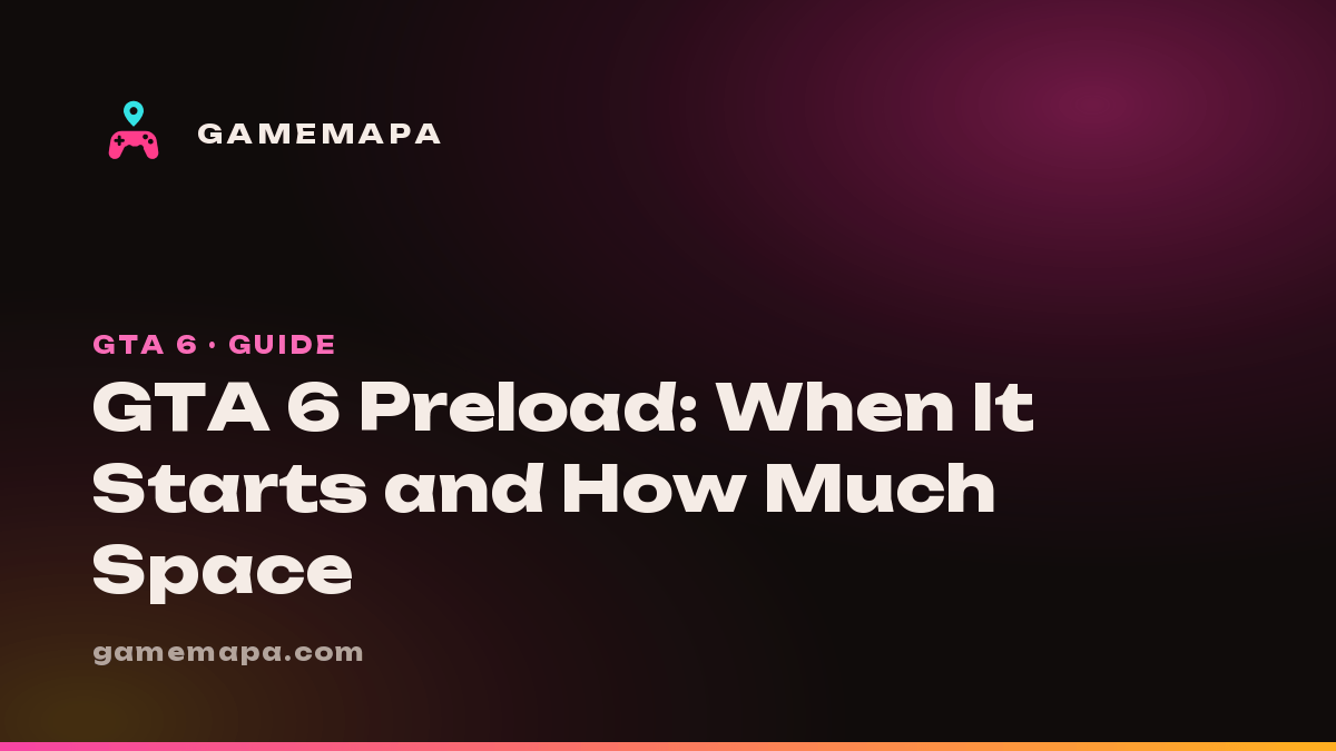 GTA 6 Preload: When It Starts and How Much Space