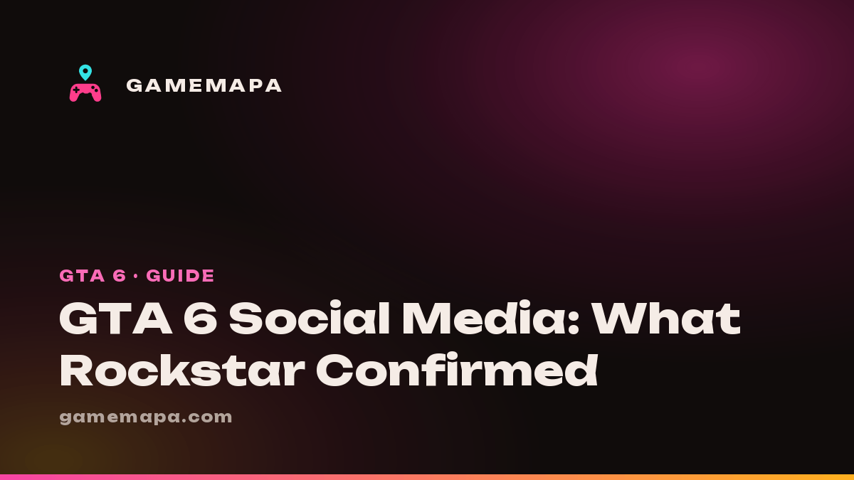 GTA 6 Social Media: What Rockstar Confirmed