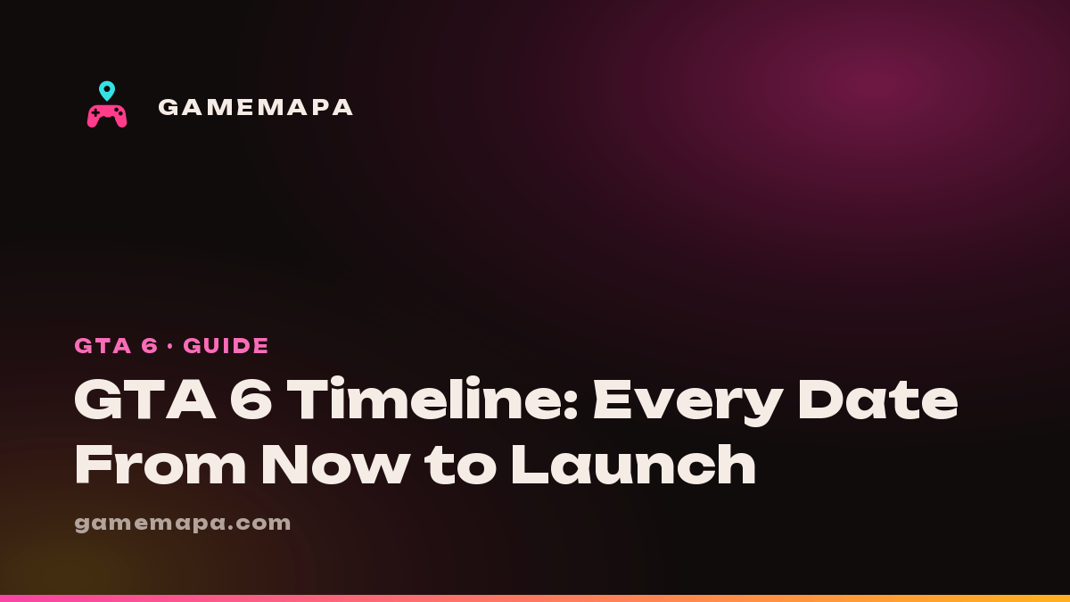 GTA 6 Timeline: Every Date From Now to Launch