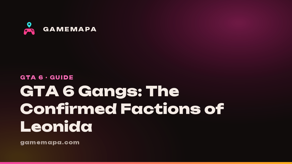 GTA 6 Gangs: The Confirmed Factions of Leonida