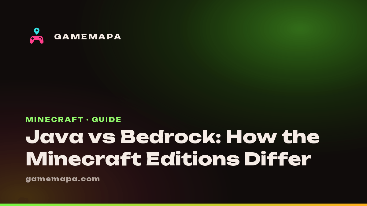 Java vs Bedrock: How the Minecraft Editions Differ