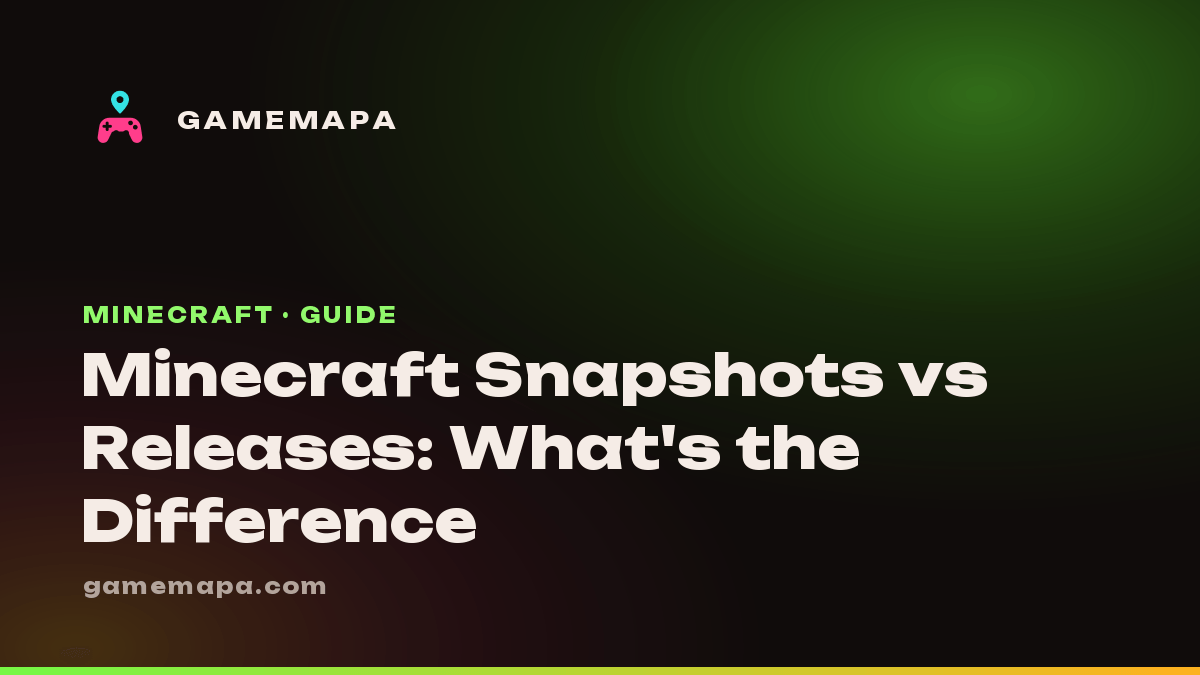 Minecraft Snapshots vs Releases: What's the Difference