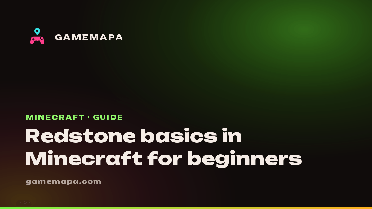Redstone basics in Minecraft for beginners