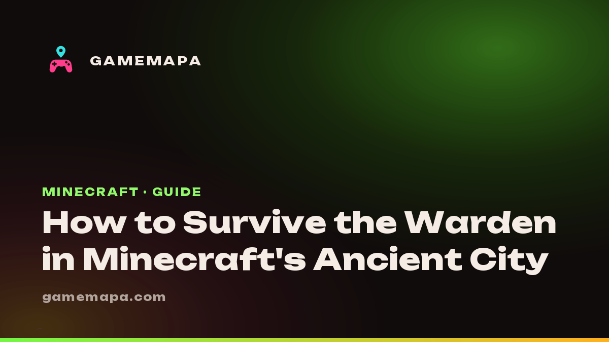 How to Survive the Warden in Minecraft's Ancient City