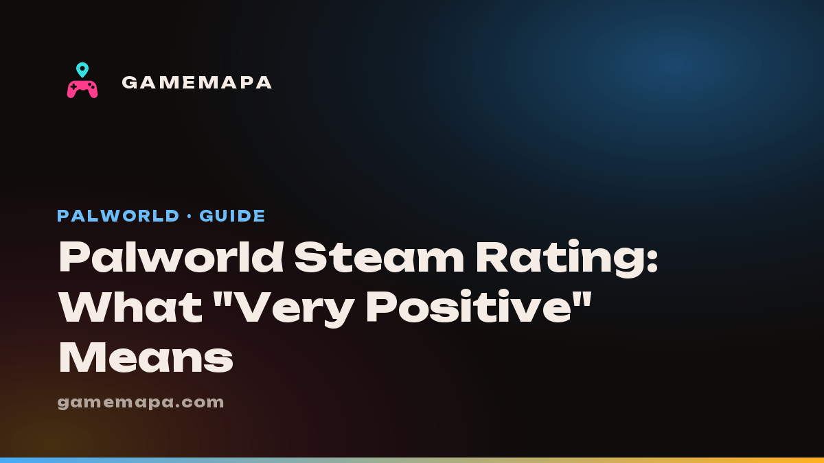 Palworld Steam Rating: What "Very Positive" Means