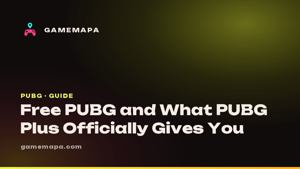 Free PUBG and What PUBG Plus Officially Gives You