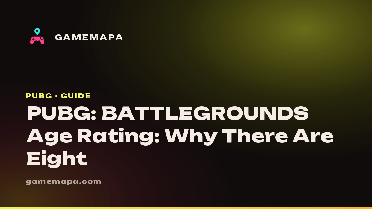 PUBG: BATTLEGROUNDS Age Rating: Why There Are Eight