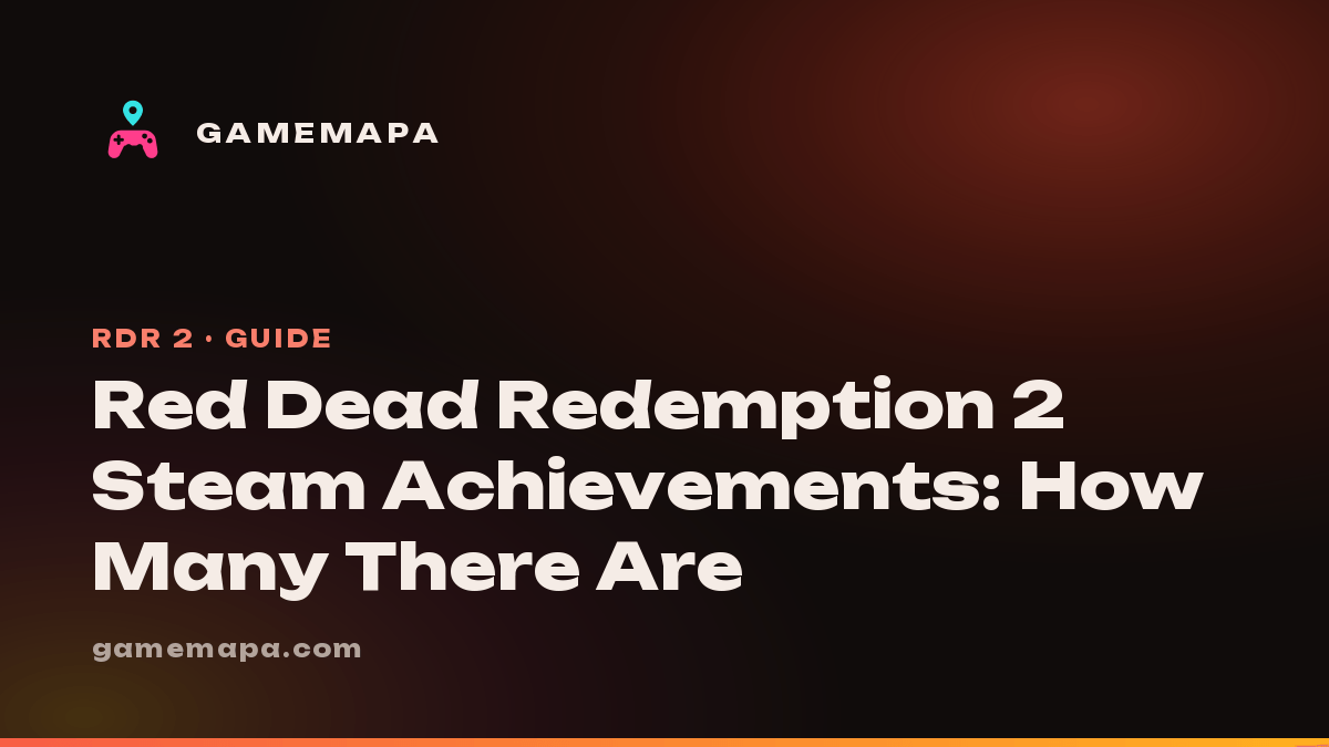 Red Dead Redemption 2 Steam Achievements: How Many There Are