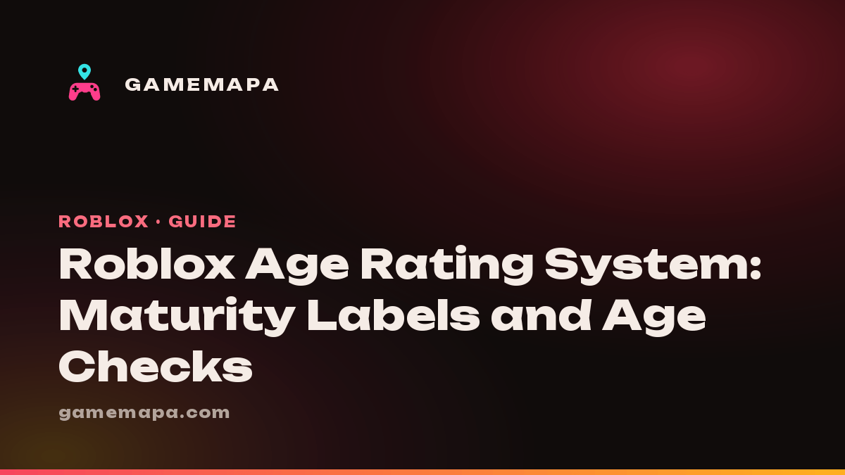 Roblox Age Rating System: Maturity Labels and Age Checks