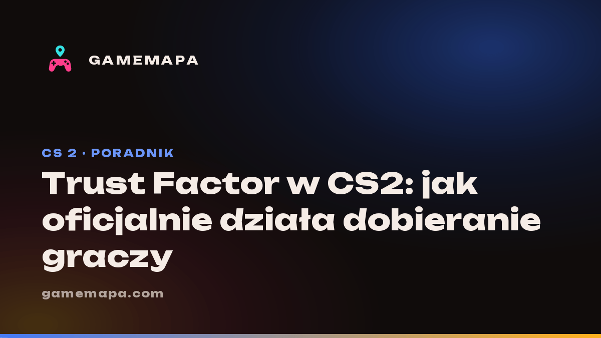 Trust Factor w CS2: jak oficjalnie działa dobieranie graczy