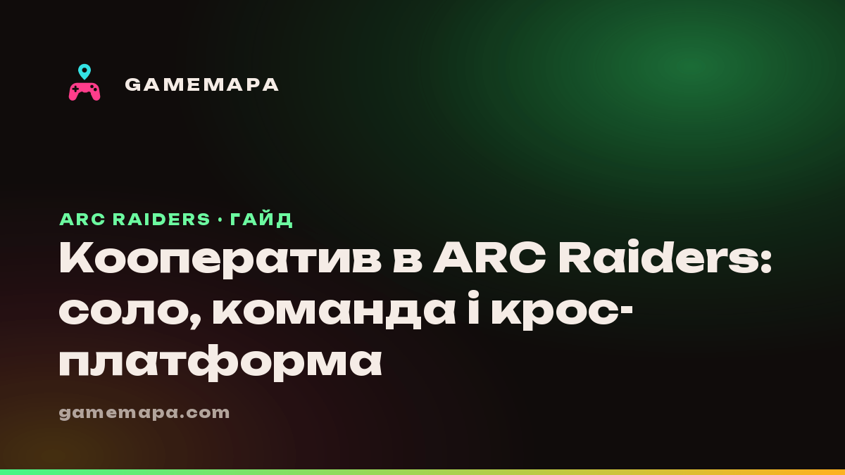 Кооператив в ARC Raiders: соло, команда і крос-платформа