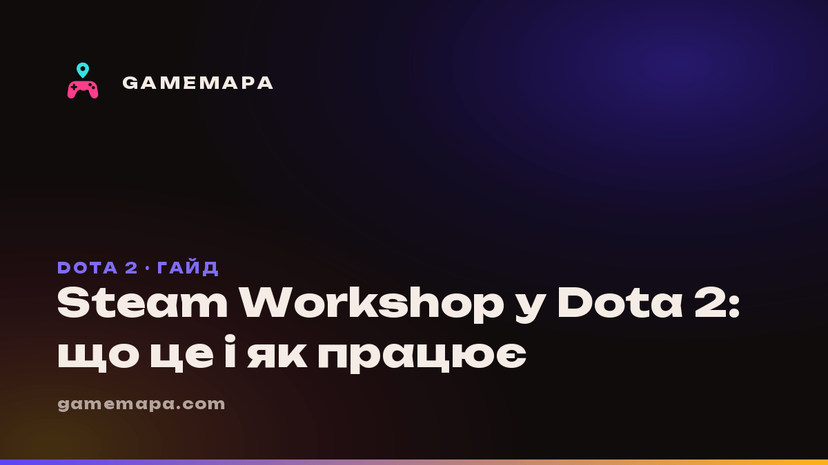 Steam Workshop у Dota 2: що це і як працює