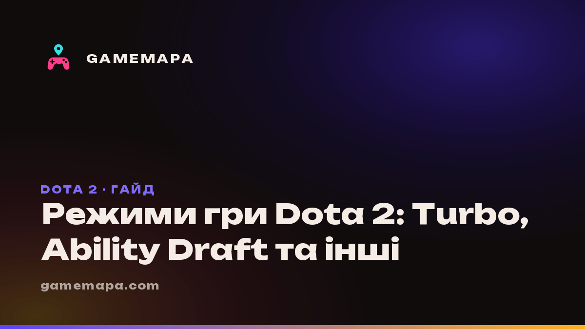 Режими гри Dota 2: Turbo, Ability Draft та інші